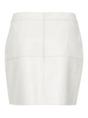 Parosh Leather Mini Skirt