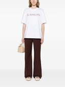 Lanvin Logo Cotton T -skjorte