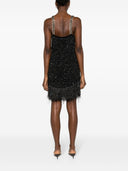 Balmain Fringed Tweed Short Dress