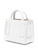 Boyy Bobby 18 Croco Embossed Leather Handbag