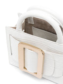Boyy Bobby 18 Croco Embossed Leather Handbag