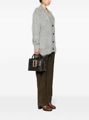 Boyy Bobby 23 Croco Embossed Leather Handbag