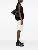 Boyy Scrunchy Satchel Soft Croco Embossed Leather Shoulder Bag