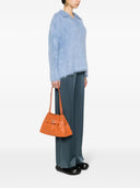 Boyy Scrunchy Satchel Soft Leather Shoulder Bag