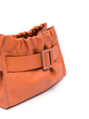 Boyy firkantet knasende myk skinn crossbody veske