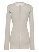 Rick Owens Basic Ribbed Long Sleeve T Shirt