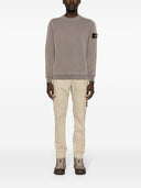 Stone Island Logo Cotton Sweatshirt