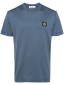 Stone Island Logo Cotton T Shirt