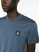 Stone Island Logo Cotton T Shirt