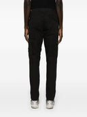 Stone Island Logo Cotton Slim Trousers