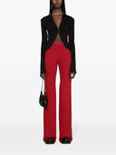 Pantaloni di miscela di seta Rick Owens