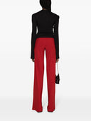 Pantaloni di miscela di seta Rick Owens