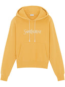 Saint Laurent Logo Cotton Hoodie