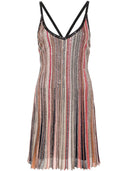 Vestido corto a rayas de Missoni