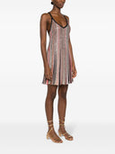 Vestido corto a rayas de Missoni