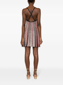 Vestido corto a rayas de Missoni