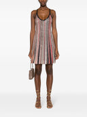 Vestido corto a rayas de Missoni