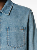 A.P.C. Logo Denim Shirt