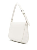 Amina Muaddi Ami Leather Shoulder Bag