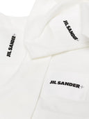 Jil Sander plus 3 Pack Logo T-shirt en coton biologique