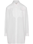 Maison Margiela übergroßes Baumwollhemd