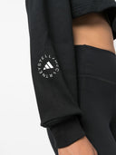 Adidas By Stella Mc Cartney Organic Cotton Cropped Sweatshirt