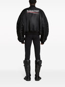 Balenciaga Political Campaign Nylon Bomber Jacket