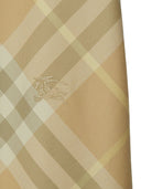Burberry Check Motif Cotton Shirt Dress