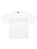 Maglietta in cotone tipo balenciaga