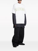 Maglietta in cotone tipo balenciaga