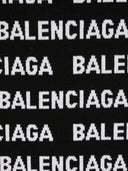 Balenciaga Allover -logo wollen sjaal