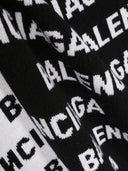 Balenciaga Allover -logo wollen sjaal