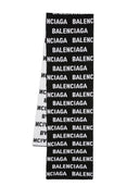 Balenciaga Allover -logo wollen sjaal