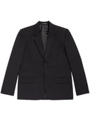 Balenciaga Wool Single Breasted Blazer Jacket