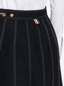 Thom Browne Wool Pleated Mini Skirt