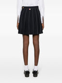 Thom Browne Wool Pleated Mini Skirt