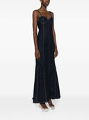 Alice + Olivia Natacha Denim Maxi Dress