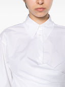 Fabiana Filippi Crossed Detail Cotton Shirt