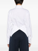Fabiana Filippi Crossed Detail Cotton Shirt