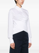 Fabiana Filippi Crossed Detail Cotton Shirt