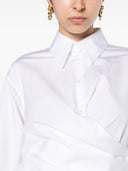 Fabiana Filippi Crossed Detail Cotton Shirt Dress