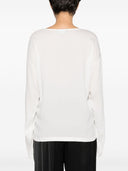 Fabiana Filippi Long Sleeve Viscose Top