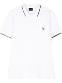 Ps By Paul Smith Zebra Logo Cotton Polo Shirt