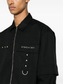 Givenchy Cotton Zip Up Shirt