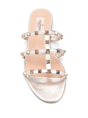 Valentino Garavani Rockstud Leather Flat Sandals