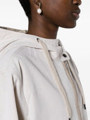 Brunello Cucinelli Cotton Blend Hooded Jacket