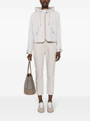 Brunello Cucinelli Cotton Blend Hooded Jacket