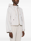 Brunello Cucinelli Cotton Blend Hooded Jacket