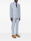Brunello Cucinelli Linend Striped Double Breasted Suit