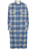 Isabel Marant Fontizia Checked Wool Coat